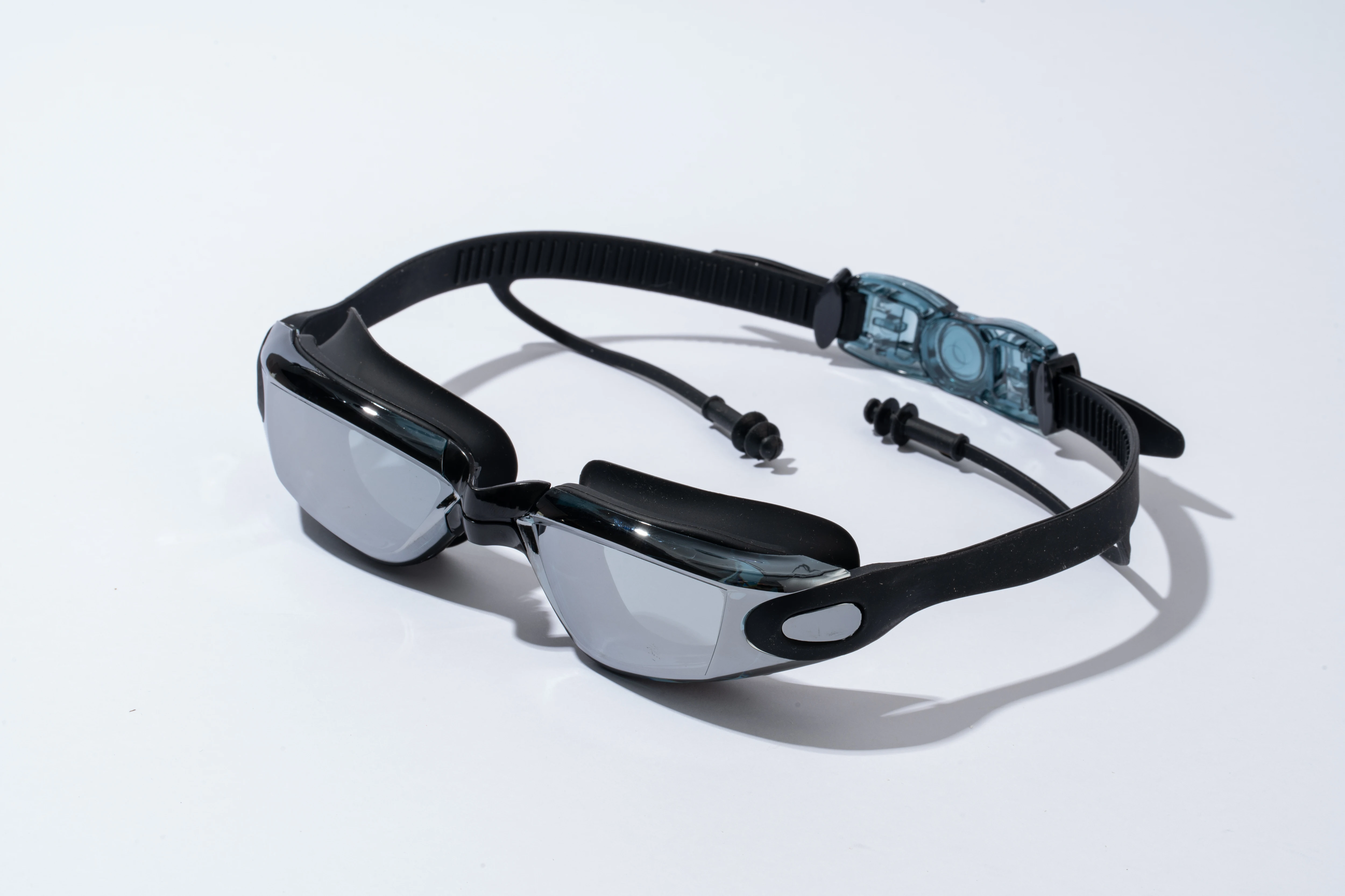 Professional Adult Swim Goggles Waterproof Fog-proof Racing Goggles Men Women Cool Silver Plated Swimming Equip