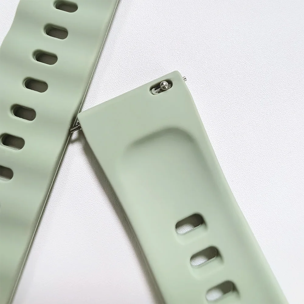 18mm Silicone Replacement Watch Strap - Premium Silicone Band for Small-Sized Smartwatches