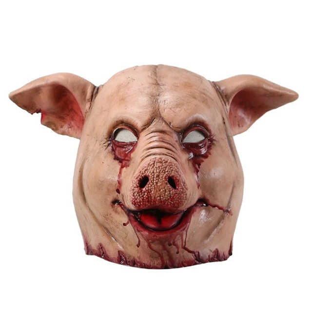 latex pig costume