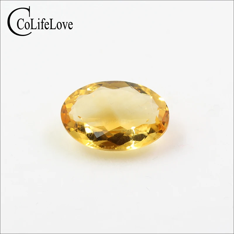 

10mm*14mm Natural Citrine Loose Gemstone Jewelry DIY Real Citirne Gemstone