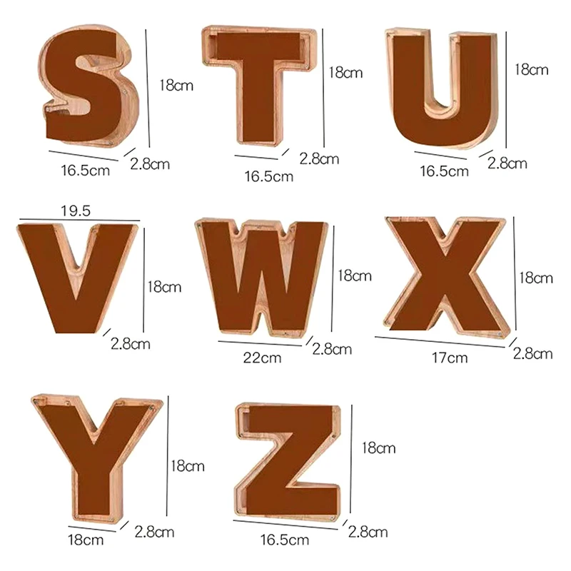 Salvadanaio in legno a forma di lettera personalizzato per bimbi_voghion.com