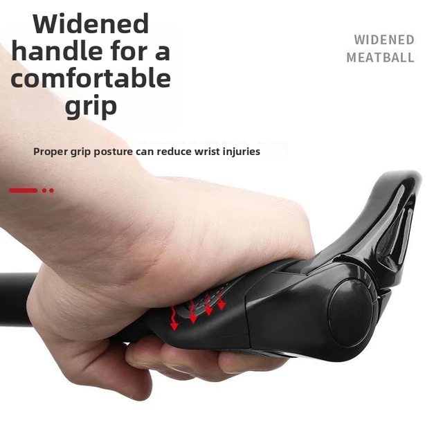 Universal Rubber Silicone Bicycle Handlebar Grips for Mountain Bikes, Ox Horn Style Bicycle Handlebar Grip Accessories