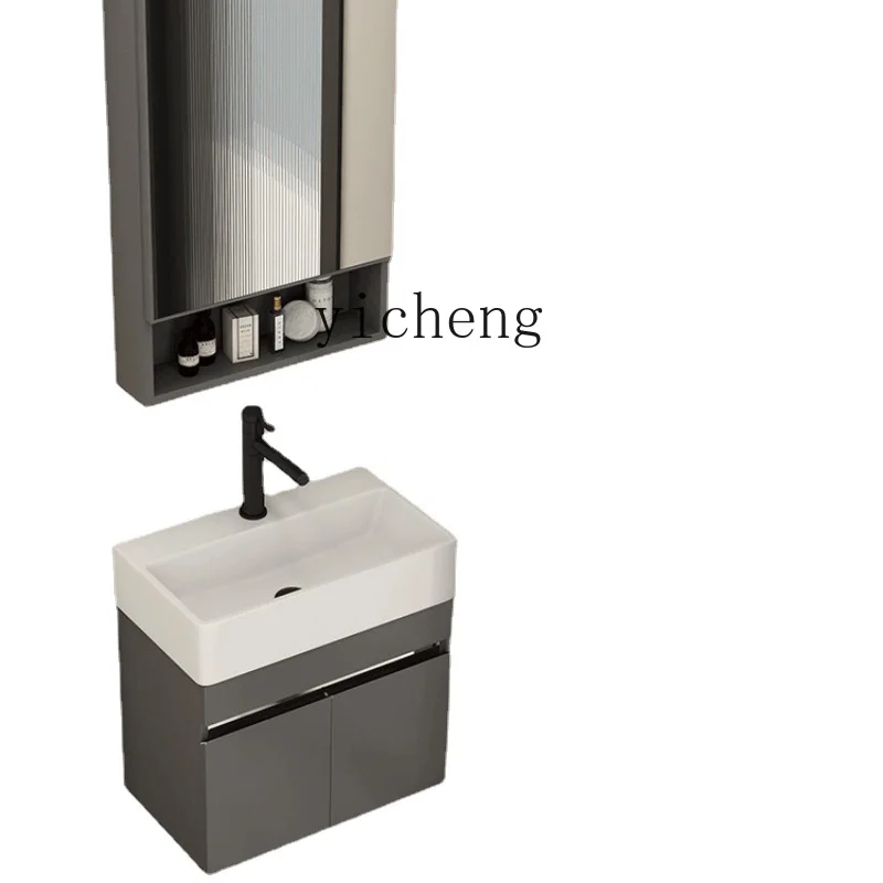 

Zf Stainless Steel Bathroom 30cm Wide Bathroom Small Apartment Washstand Washbasin