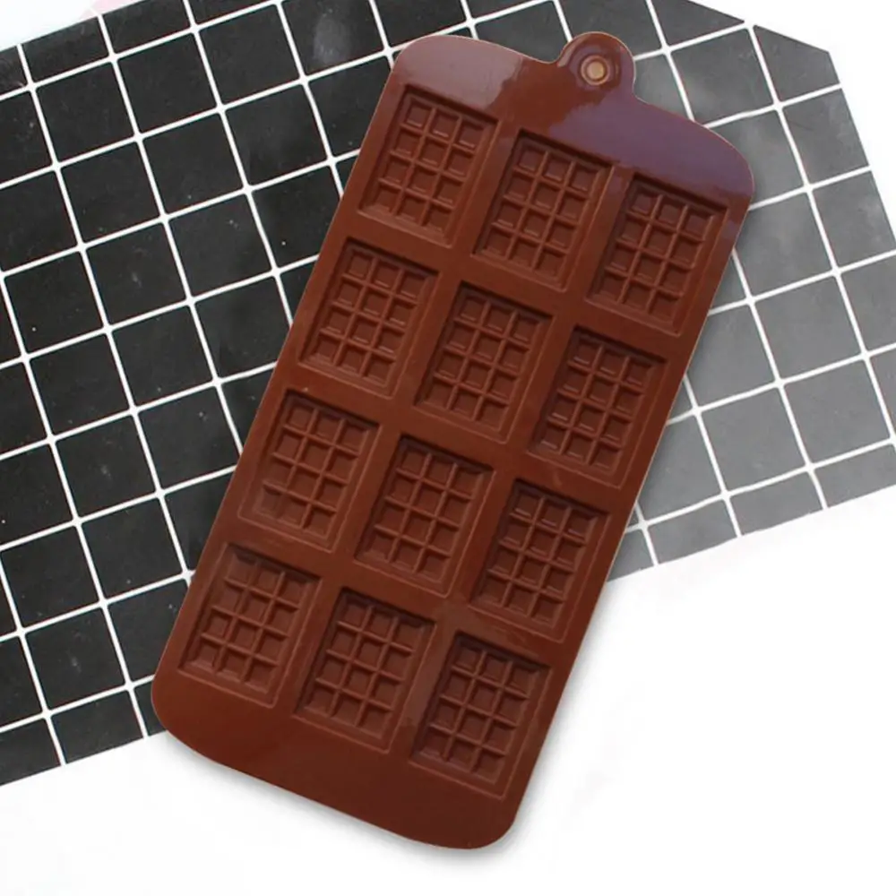 1~30PCS Cells Chocolate Mold for Scented Candle Making Decorating Tool Fondant Patisserie Candy Bar Silicone Mould Handmade