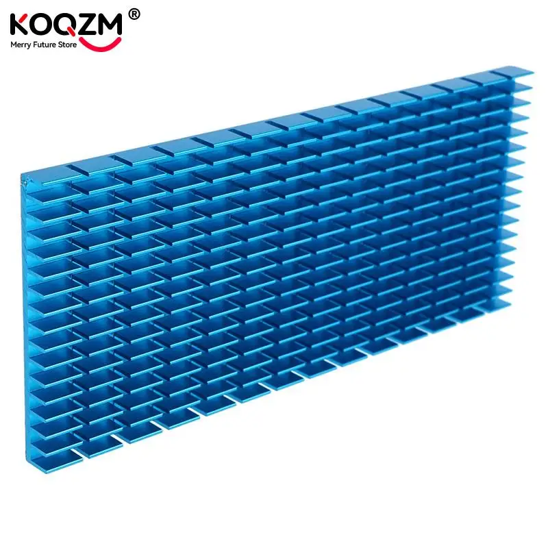 1Pc Radiator Fin 150*65*8MM Mobile Phone Cooling Heatsink Radiator Cutting Slot Aluminum Heatsink — view 6