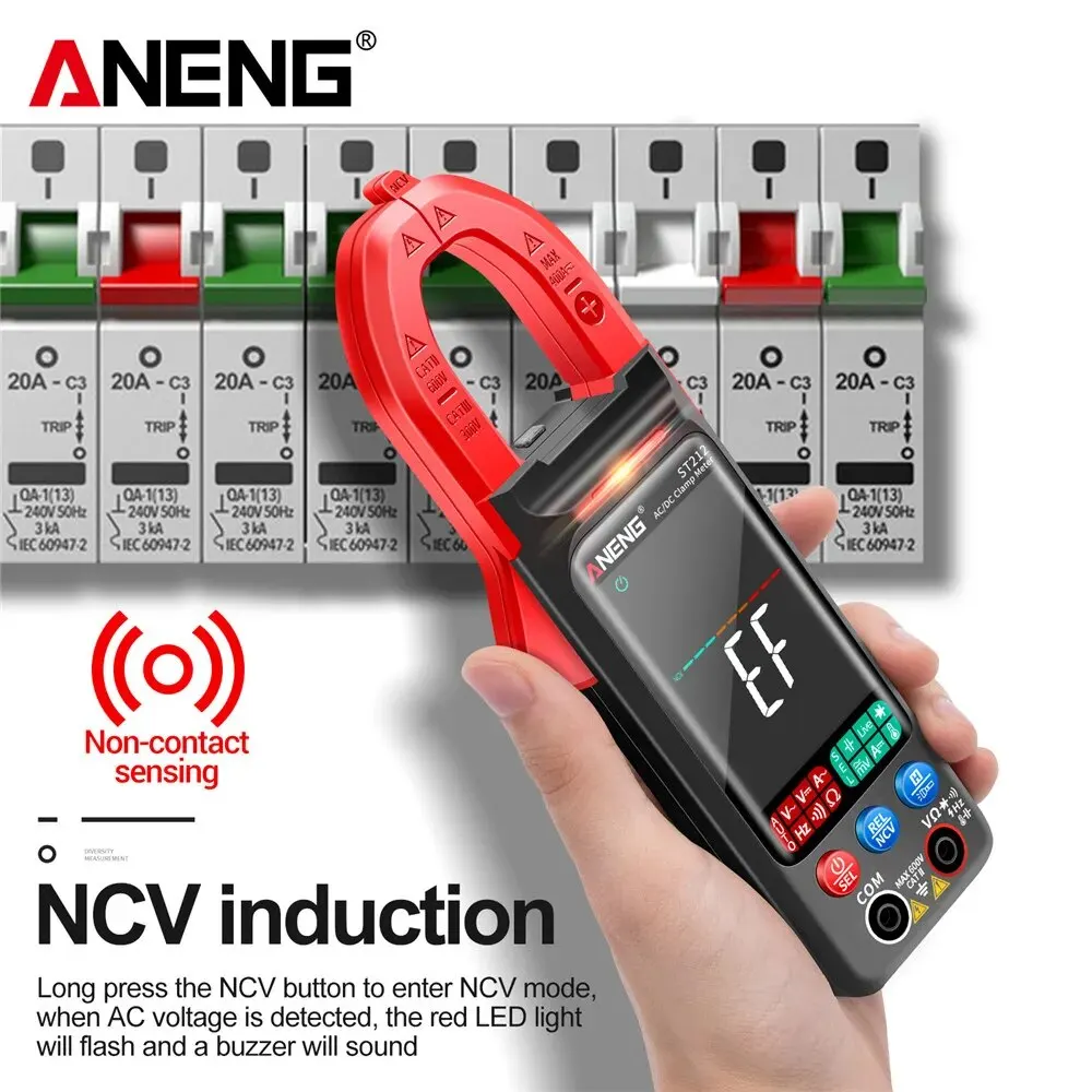 Digital Multimeter ANENG ST212 6000 Counts DC/AC Current 400A Amp Large Color Screen Voltage Tester