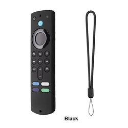 Glow-in-the-Dark Silicone Protective Remote Cover (Black)