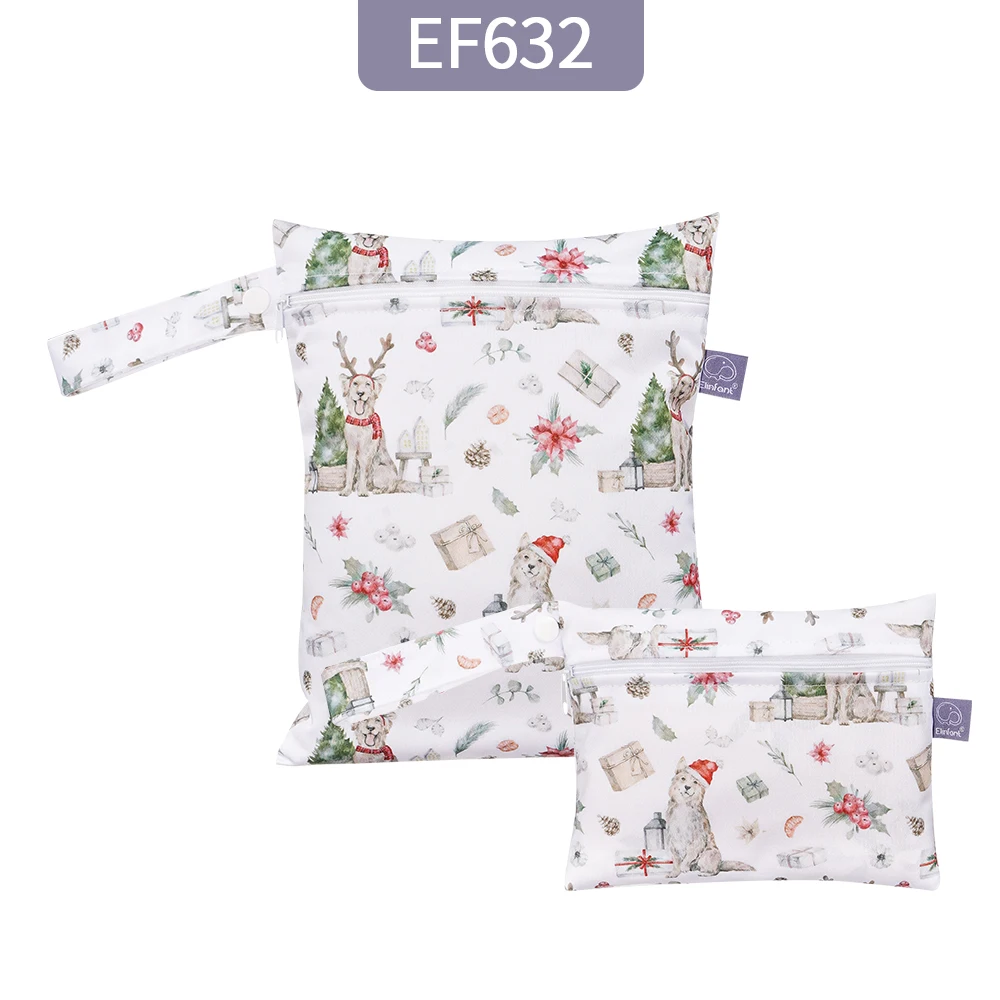 Elinfant 2-Piece Cute Waterproof Storage Bag Set