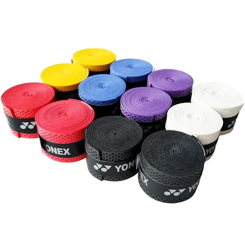 Racket Grips Badminton Overgrip YONEX Overgrip Absorb Sweat Racket Anti-slip Tennis Badminton Racket Anti-slip Racquet Tape Grips 5mm Thickness Badminton Wrap
