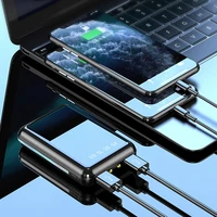 20000mAh Mini Power Bank Portable Charger Mirror Screen LED Digital Powerbank External Battery for iPhone Xiaomi Huawei Samsung - Image 4