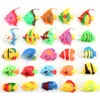 10PCS Artificial Ocean Tropical Fish Plastic Small Fake Tropical Fish Vivid Simulated Floating Fishes Fish Tank Decorations 5