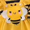 First Halloween Baby Girl Outfit Long Sleeve Romper Ladybug Suspender Skirt Dress Cute Baby Girl Fall Winter Clothes 5