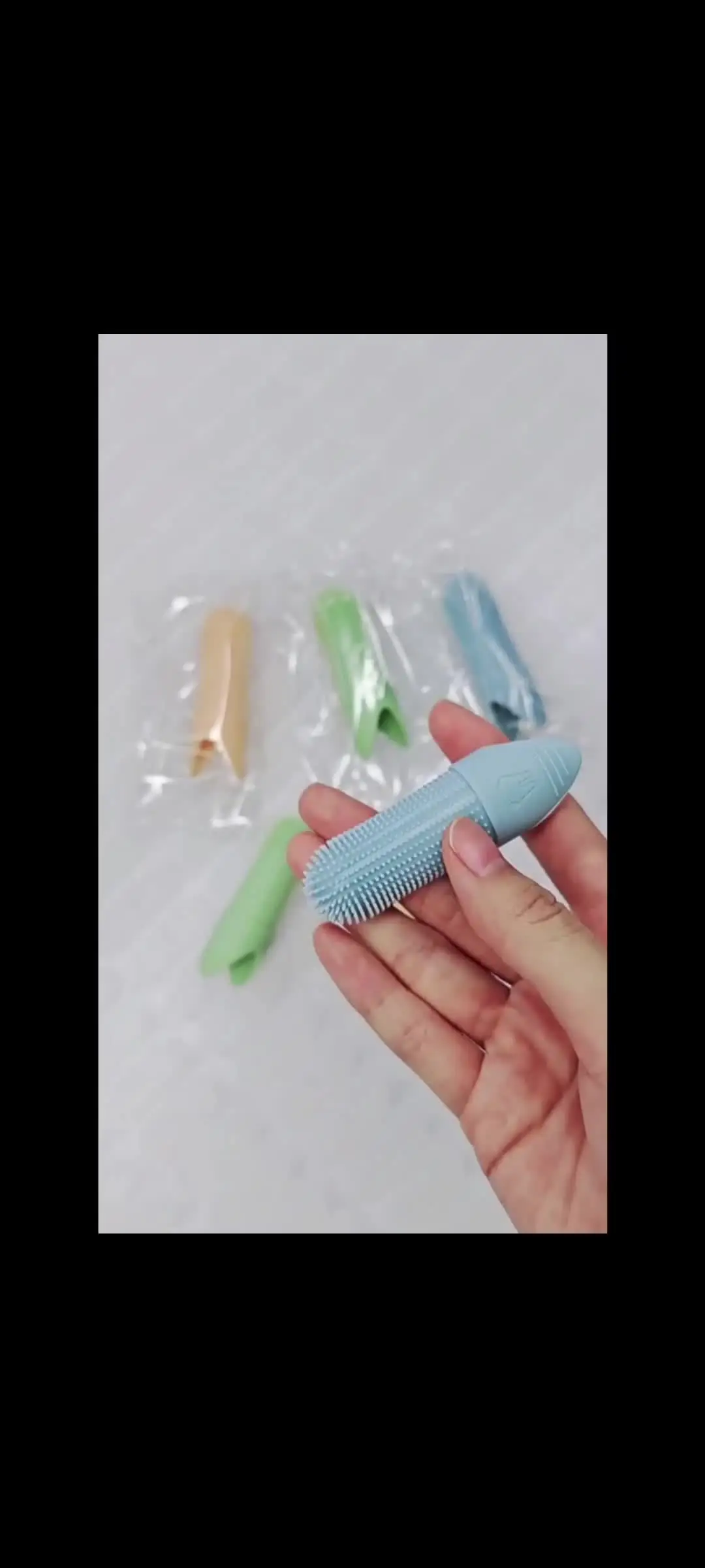 Силиконовая зубная щетка для пальцев Yingte Pet Specific 360° кошек/собак