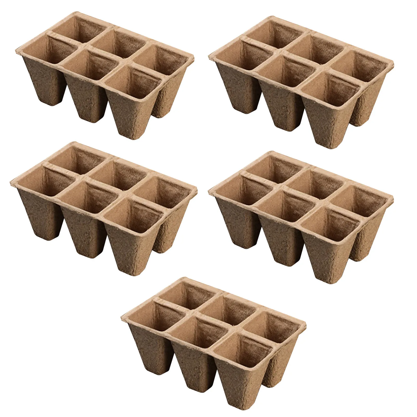 Seed Starter Tray 10/20Pcs Biodegradable Peat Pots