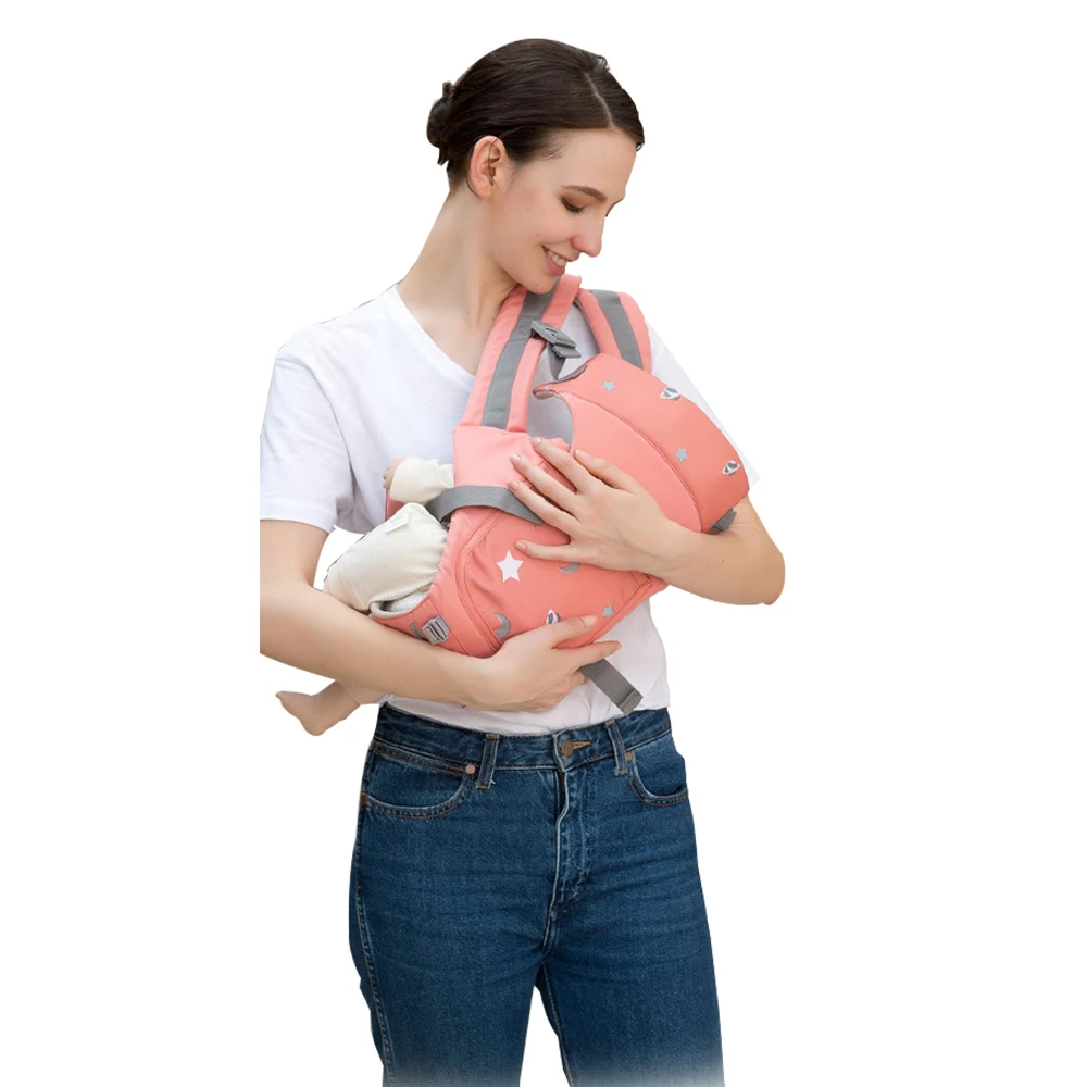 Ergonomic Baby Carrier Infant Hipseat Carrier Breathable Kangaroo Front Facing Baby Holder Baby Waist Carrier Travel For 0-36M 3
