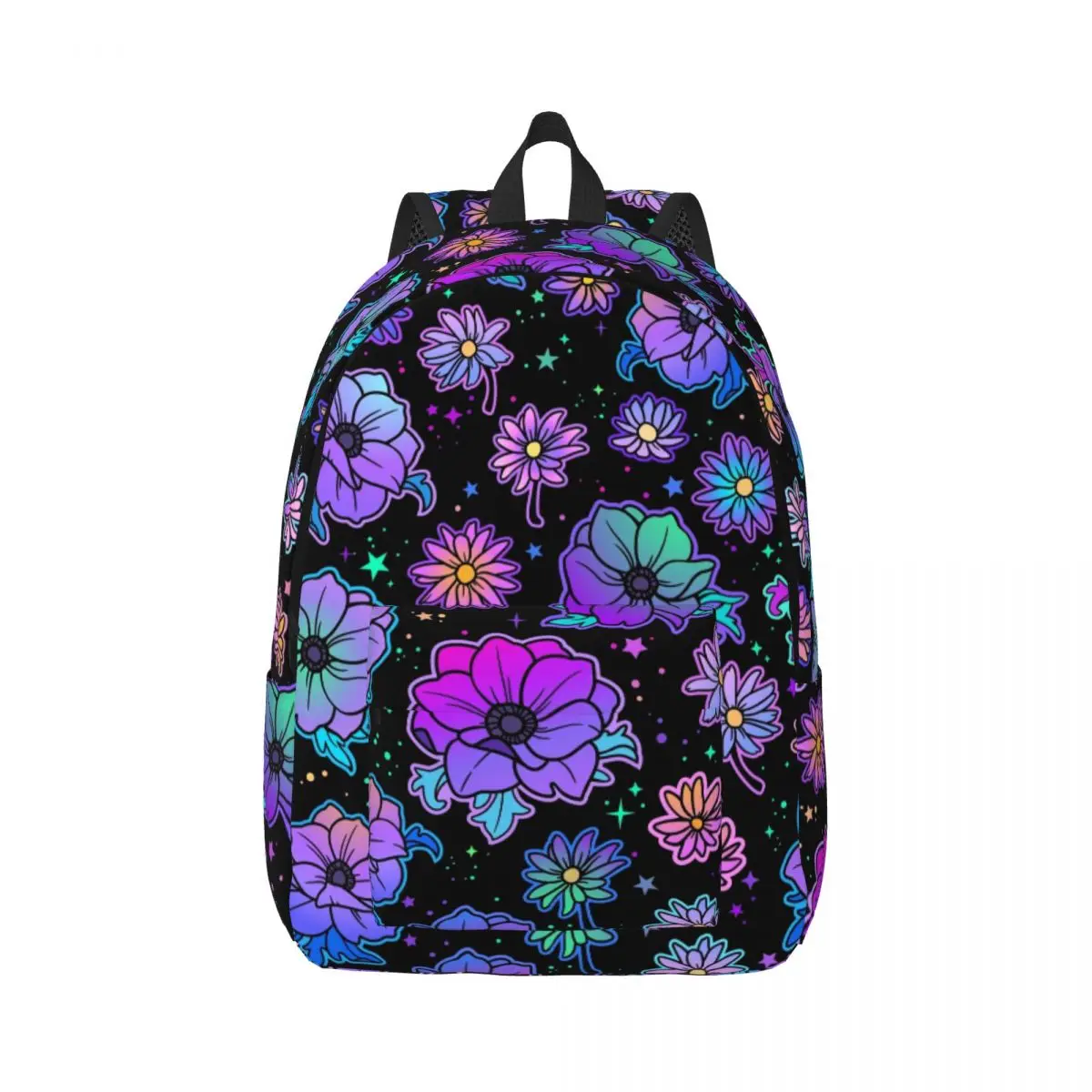 

Beautiful Rainbow Flowers 3d Print Sailcloth School Bag Set for Teenager Boys Primary Kids Backpack Book Bags Children Bookbag