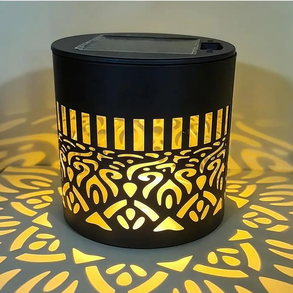 Solar Powered Datura Lantern Light Wall Lamp Outdoor Garden Patio Walkway Decorations 1Pcs Lighting For Garden Decor
