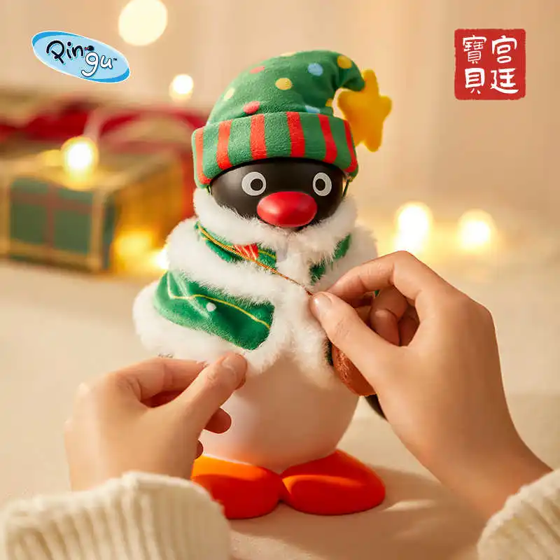Pingu Penguin Night Light Christmas Gift Tap Light Dress Up Animal