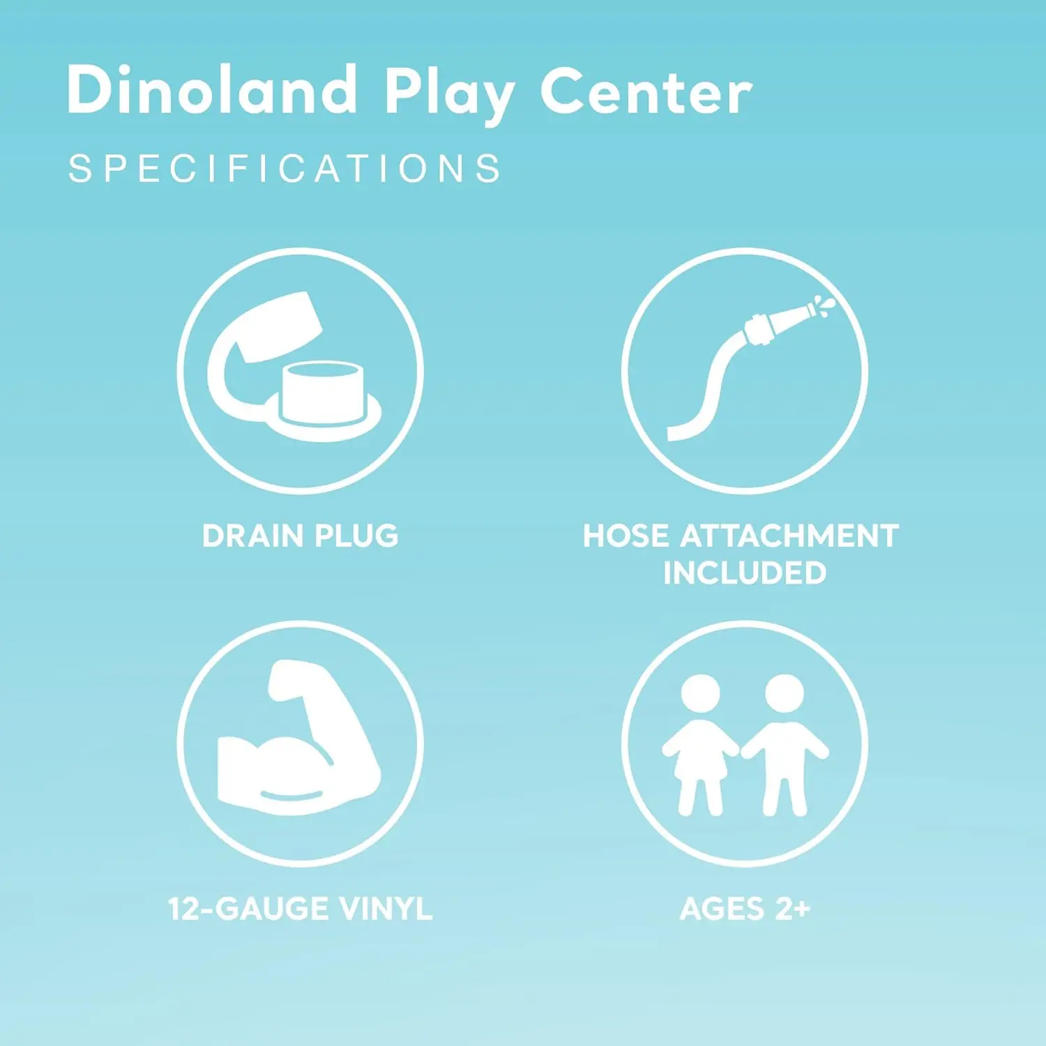 Dinoland Inflatable Kiddie Pool 4