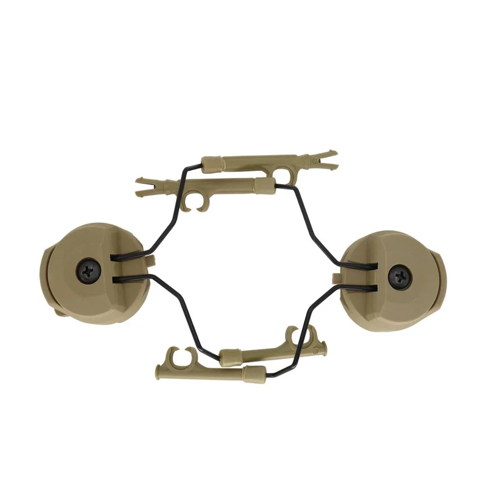 1 Pairs Tactical Headset Bracket Fast Ops Core Helmet ARC Rail Adapter Set Comtac II Military Noise Cancelling Headset tactical headset tactical headset bracket noise cancelling headphones tactical helmet adapter