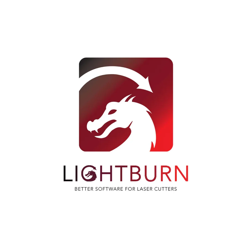 Engraving Software Manual Tyvok LightBurn Core License Key/GCODE Control Software with All Brands Laser Engraver Controller Compatible Supports Mac Wind