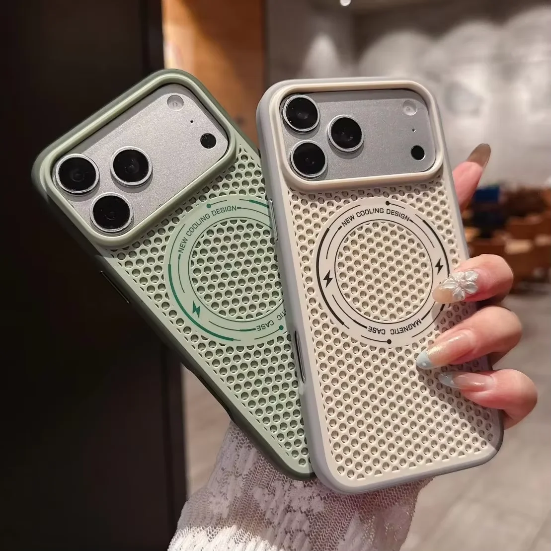 Advanced Magnetic Phone Case with Cooling Heat Dissipation and Breathable Back Cover