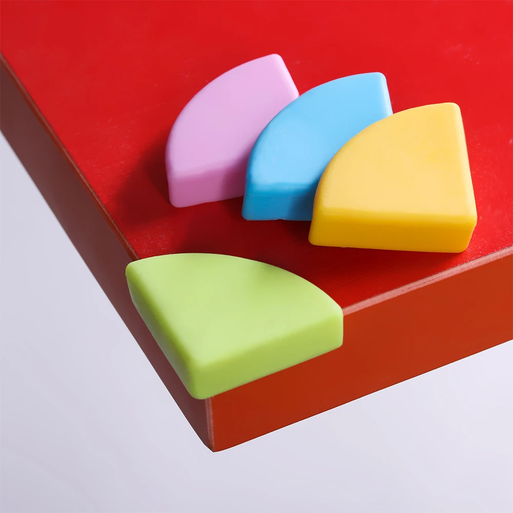 4Pcs Child Baby Silicone Table Corner Edge Protector Cover for Anticollision silicone table corner protector table corner protector table edge protector furniture anti collision strip