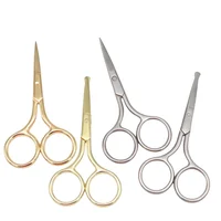 1Pcs Eyebrow Scissor Makeup Eyelash Trimmer Facial Hair Remover Manicure Scissor Nail Cuticle Beauty Tool Nosehair Safe Scissors 1