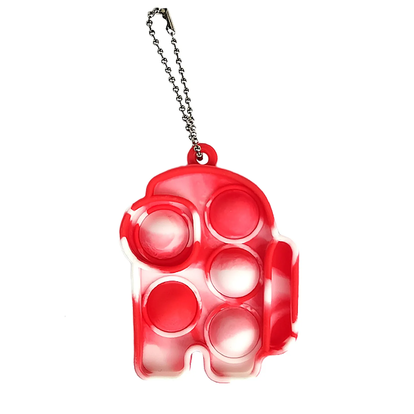 Mini Pops Simple Dimple Keychain Its Push Bubble Anxiety Sensory Fidget Toy Anti Stress Relief For Autism Adults Key Chain Toys squishy mesh ball Squeeze Toys