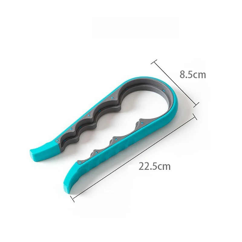 Jar Opener Easy Grip Wrench 4 in 1 Handy Save Strength Can Beer Bottle Cap Openers Lid Twist Off Tools Portable Kitchen Gadgets Kitchen