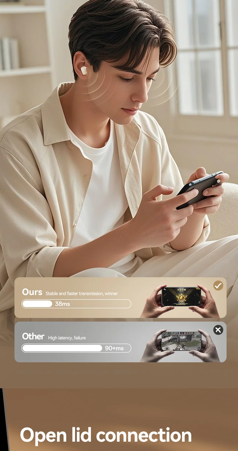 The new wireless Bluetooth headphones M89 mini short-handled creative in-ear spo