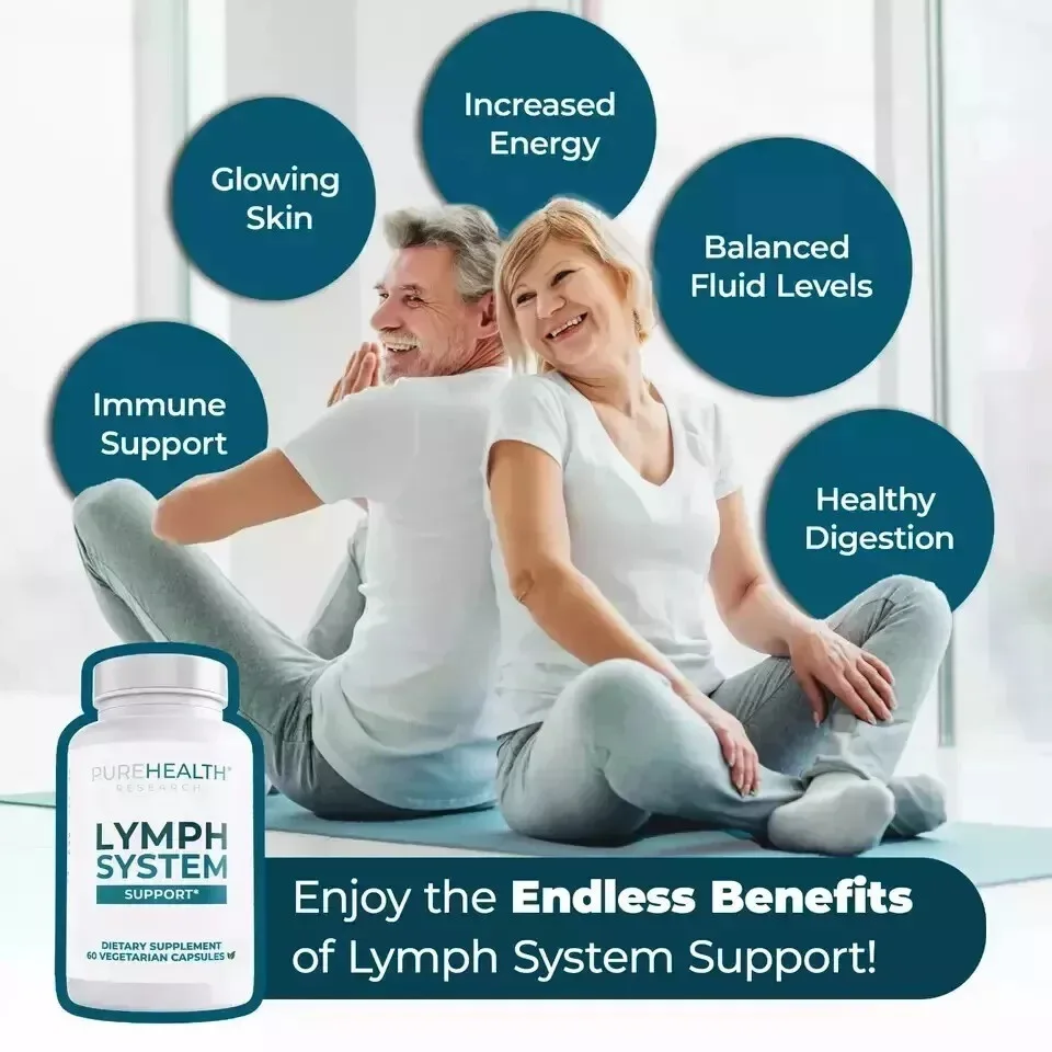 1 bottle health capsule reduces swelling in the lymphatic system improves resistance promotes growth is a health food