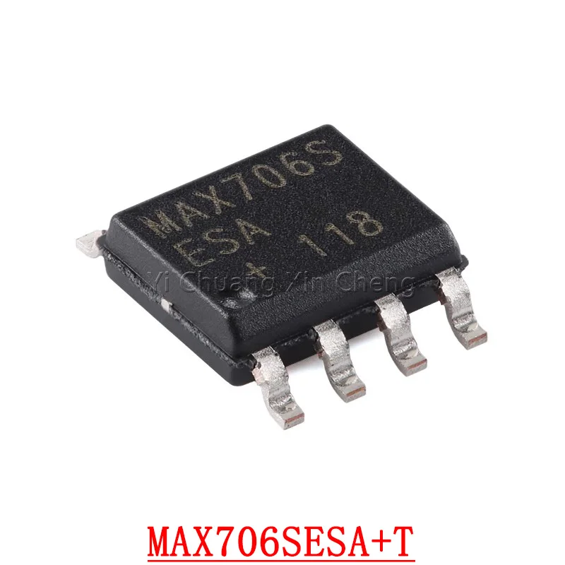 

10 шт., MAX706SESA + T MAX706SESA SOIC-8 новый оригинальный микропроцессор, чип монитора MAX705ESA + T MAX706ESA + T