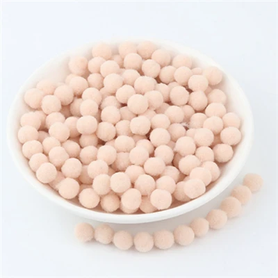 Wholesale 8mm Soft Fur Pompoms for Arts, Crafts, and Home Décor