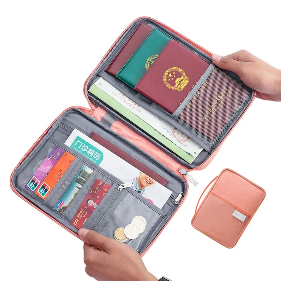 

Creative Waterproof Document Case Organizer, Travel Wallet, Family Passport Holder, Document Bag, Cardholder, Travel Accessories