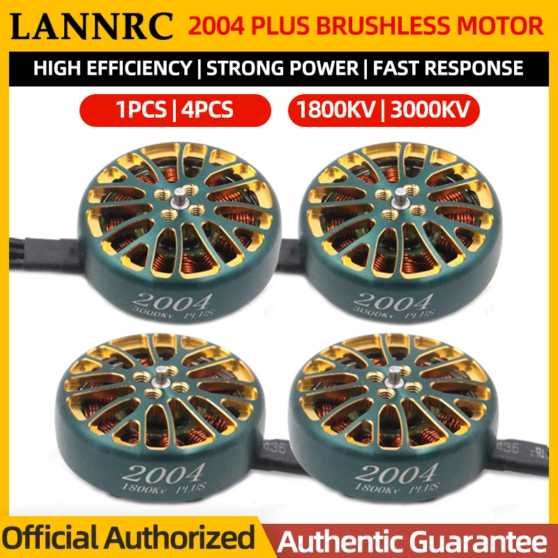 LANNRC 1404 Plus Moteur Sans Balais 3800 KV 4600 KV Lipo 2