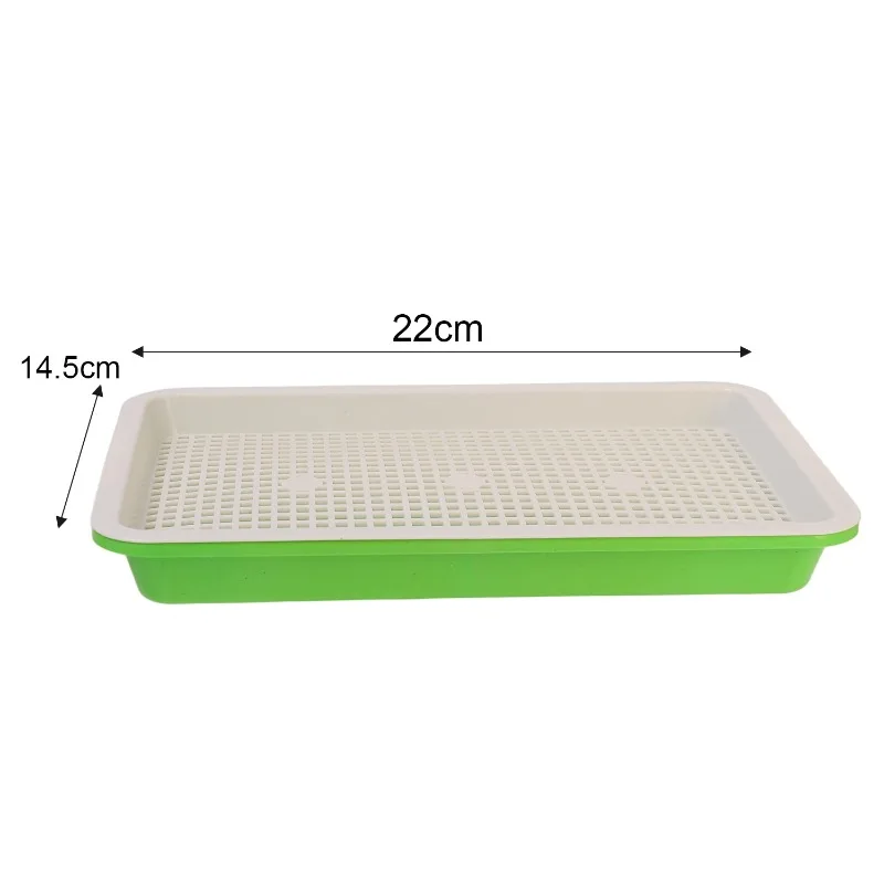 Double-Layer Microgreens Hydroponic Germination Tray - Soilless Cultivation System