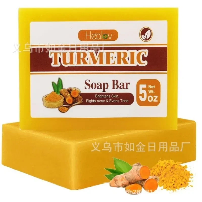 Turmeric soap lemon soap acid ginger hand made cold shower and facial