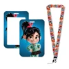Cute Disney Wreck-It Ralph ID Badge Holder Lanyard Vanellope Cartoon Door Card Holders Neck Strap Girls Boys Keychain Gifts 3