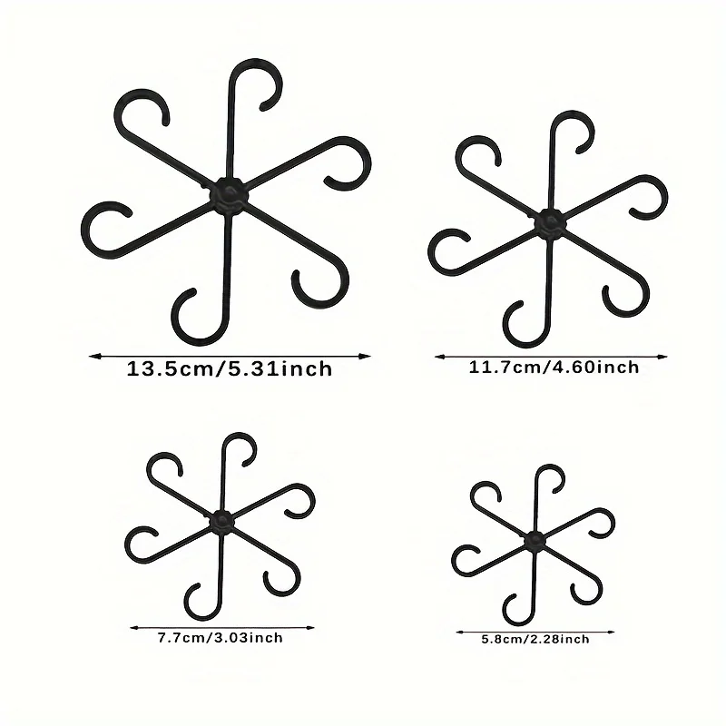 4 Piece Set Of Plant Stem Clips For Indoor Climbing Plants Plastic Plant Stands Flower Stem Gathering Clips Gardening Tools