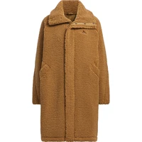Adidas véritable nouvelle veste rétro chaude en fausse peau de mouton pour femme JX6835 5