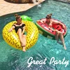 Inflatable Buoy Pool Float Pineapple Watermelon Swimming Ring for Adults Summer Water Sport Swim Circle Pool Party Toys 1