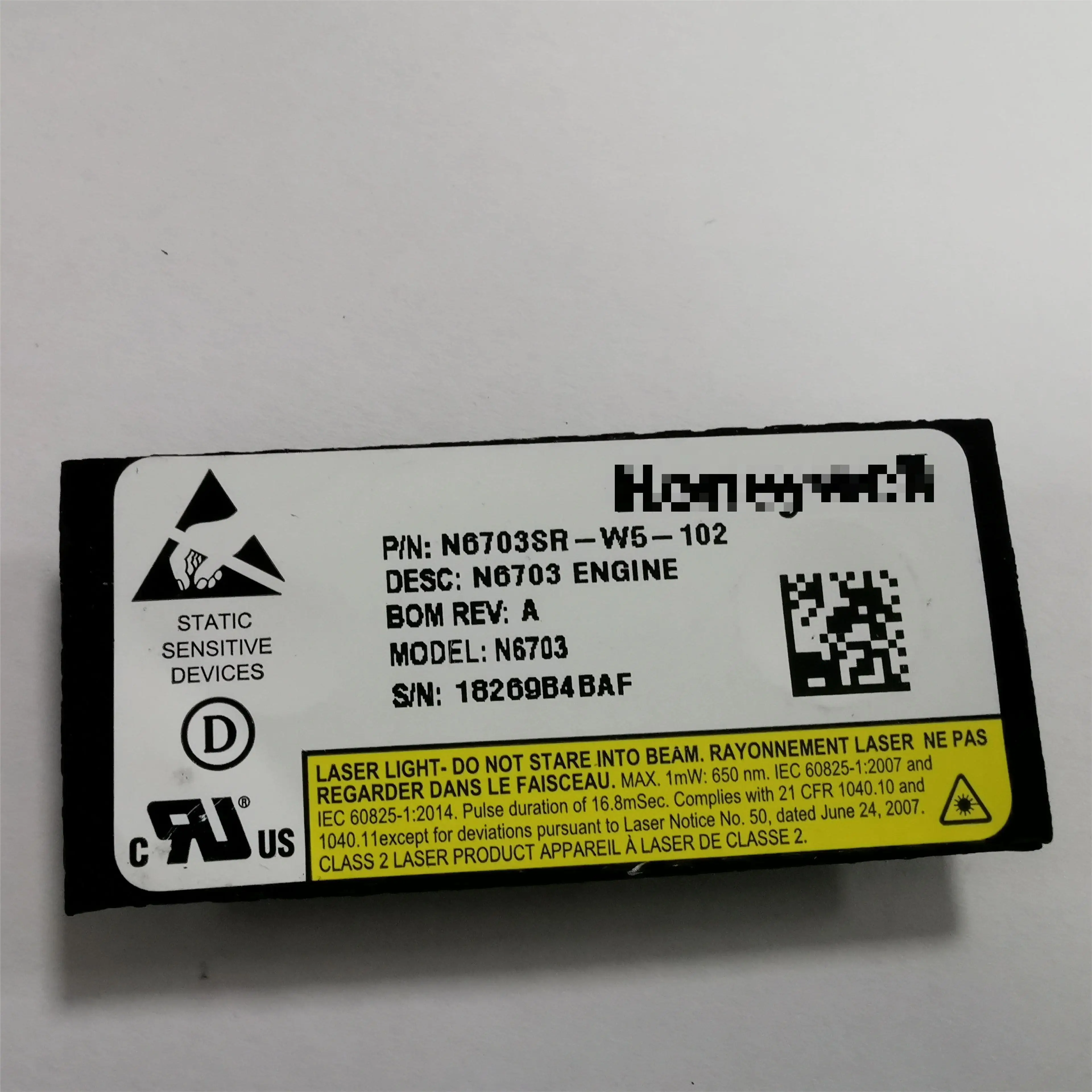 N6703SR Scanner Head N6703SR-W5-103 N6703SR-W5-102 1D 2D Scan Engine Mid to Long Range