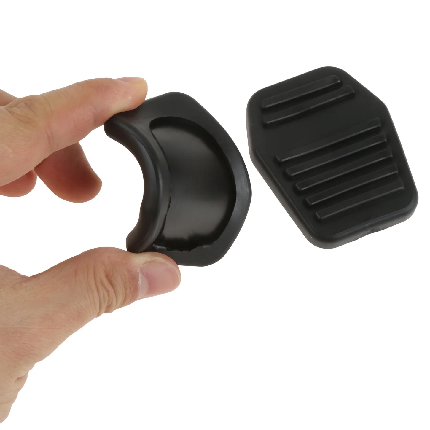 2Pcs Car Rubber Brake Clutch Foot Pedal Pad Covers 6789917 Per Ford Focus Mk1 Fusion Ju Mondeo Scorpio Fiesta 5 Transit Connect