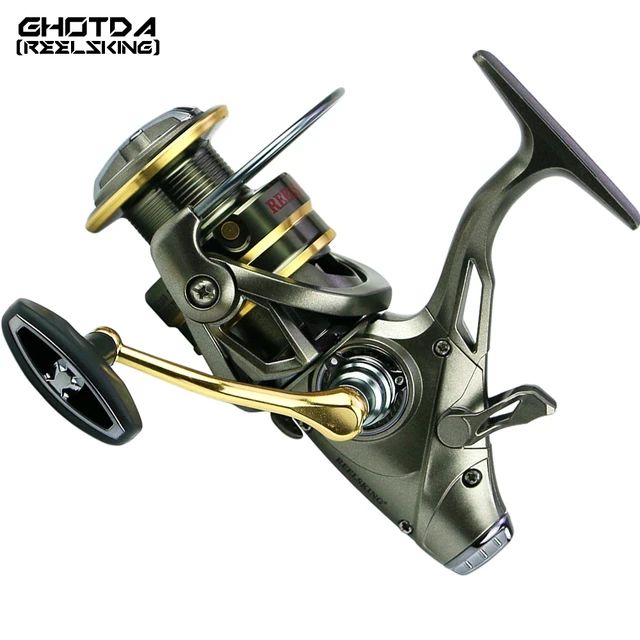 3000- 6000 Metal Spinning Fishing Reel Gapless Saltewater Carp Fishing Reel  Front and Rear Brake Speed Ratio 5.5:1 - AliExpress