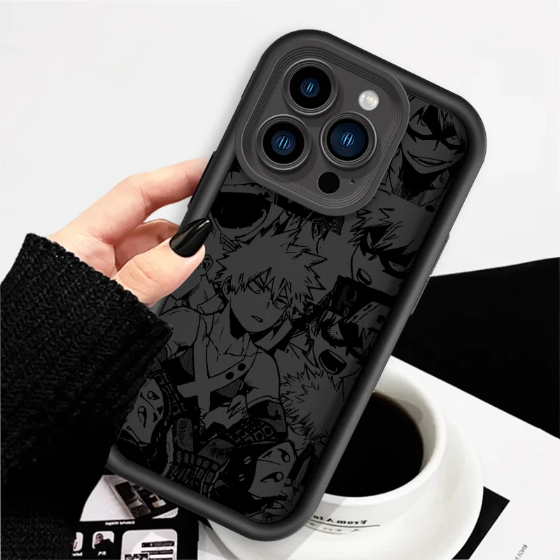 thumbnail image 1 of My Heroes Academy Comics Art Eye Ladder para Apple iPhone 15 14 13 12 11 XS XR X Pro Max Plus, Funda para teléfono, 1 of 5