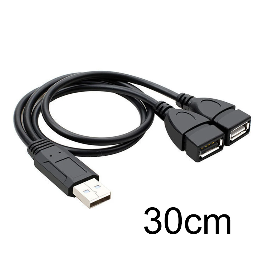 

Reliable Performance USB 2 0 A Male To 2 Dual USB Male Y Splitter Hub Power Cord Adapter Cable for Seamless Connectivity