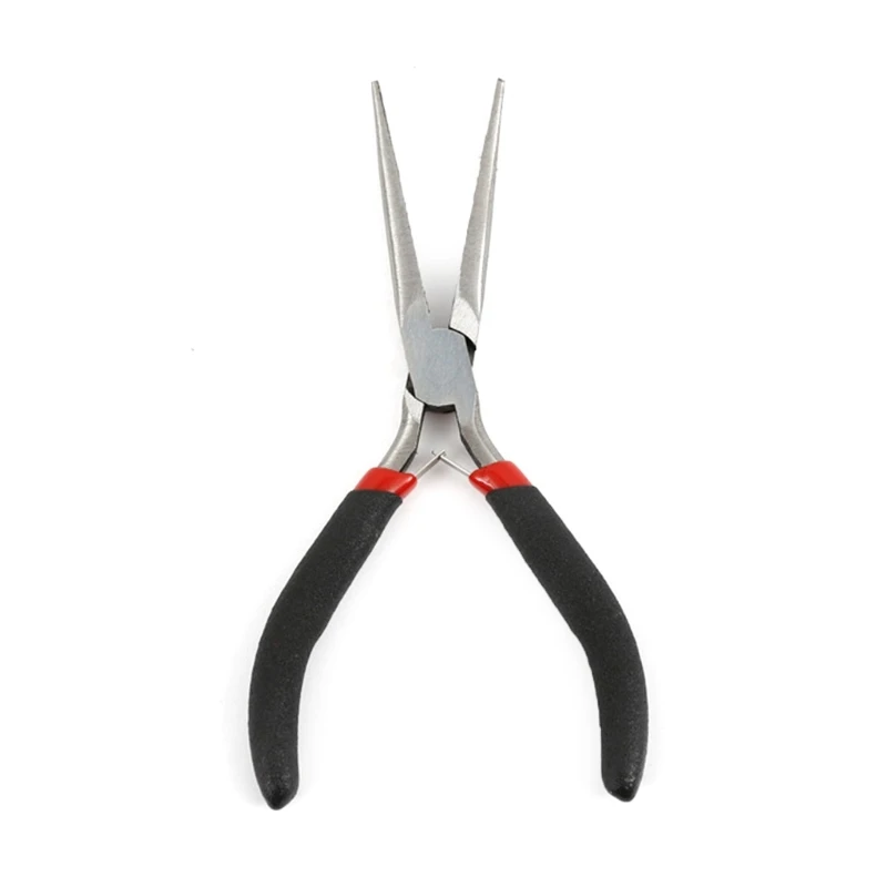 

Long Needle Nose Pliers Clamp DIY Handcraft Plier Tool Flat Pliers Beading Tool