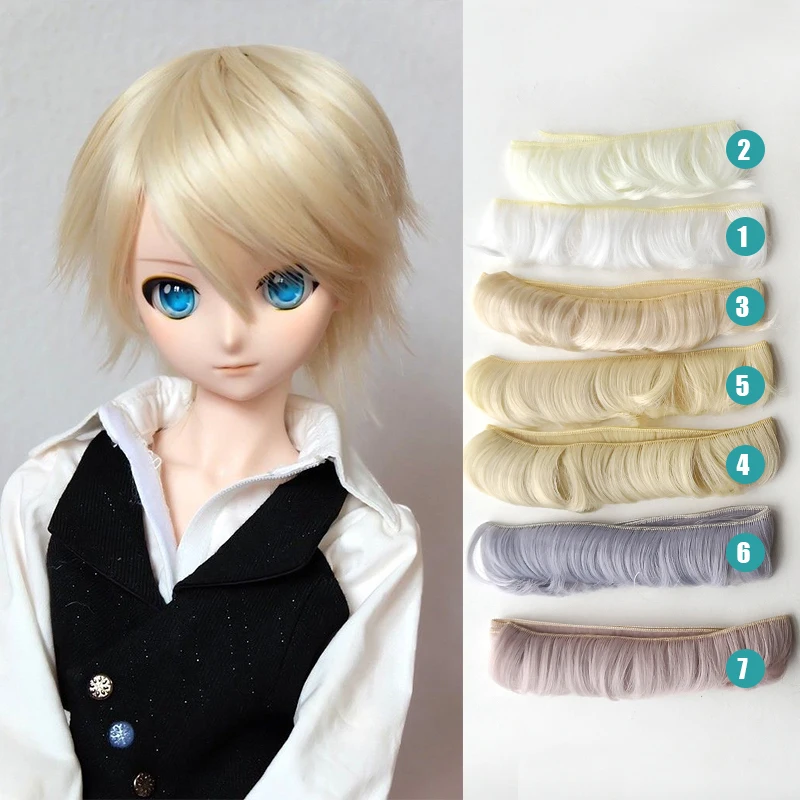 

BJD/SD 5CM*100CM Synthetic Short Hair Bundle BJD Wig Accessories Tassel Wig Hair Row