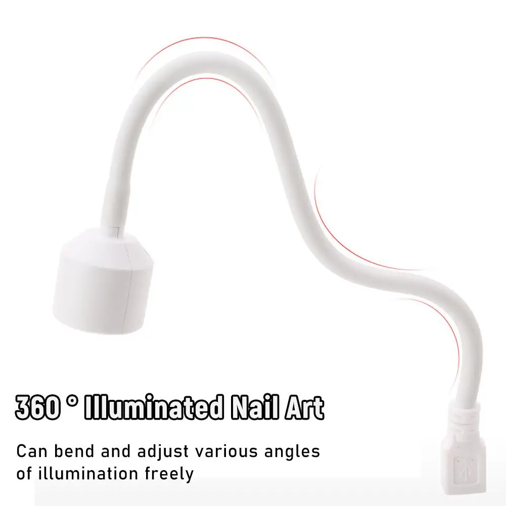 미니 UV 라이트 LED 전구 빠른 건조 UV 젤 접착 도구, UV 접착제 네일 램프 손전등, 경화 조명 건조기 네일 A7u9
